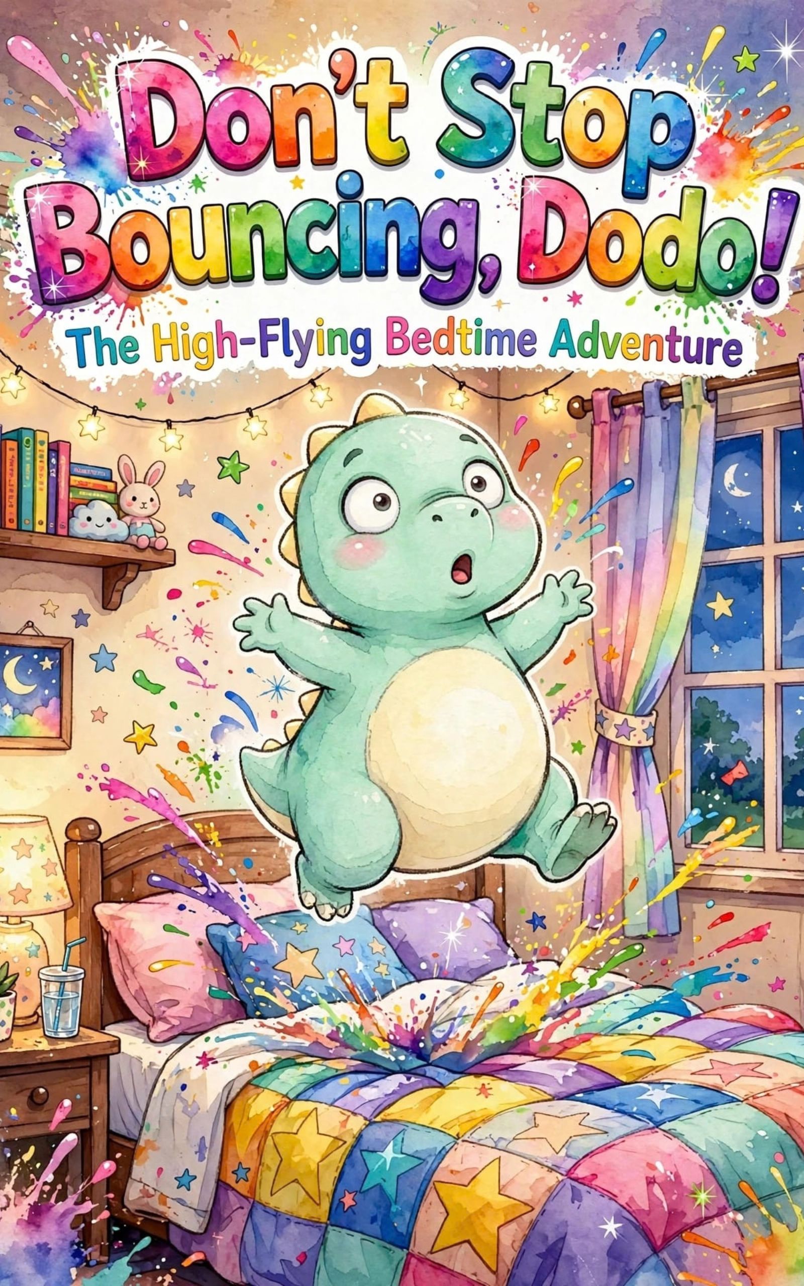 Dodo，繼續彈跳吧！飛上高空的睡前冒險 — 正式封面